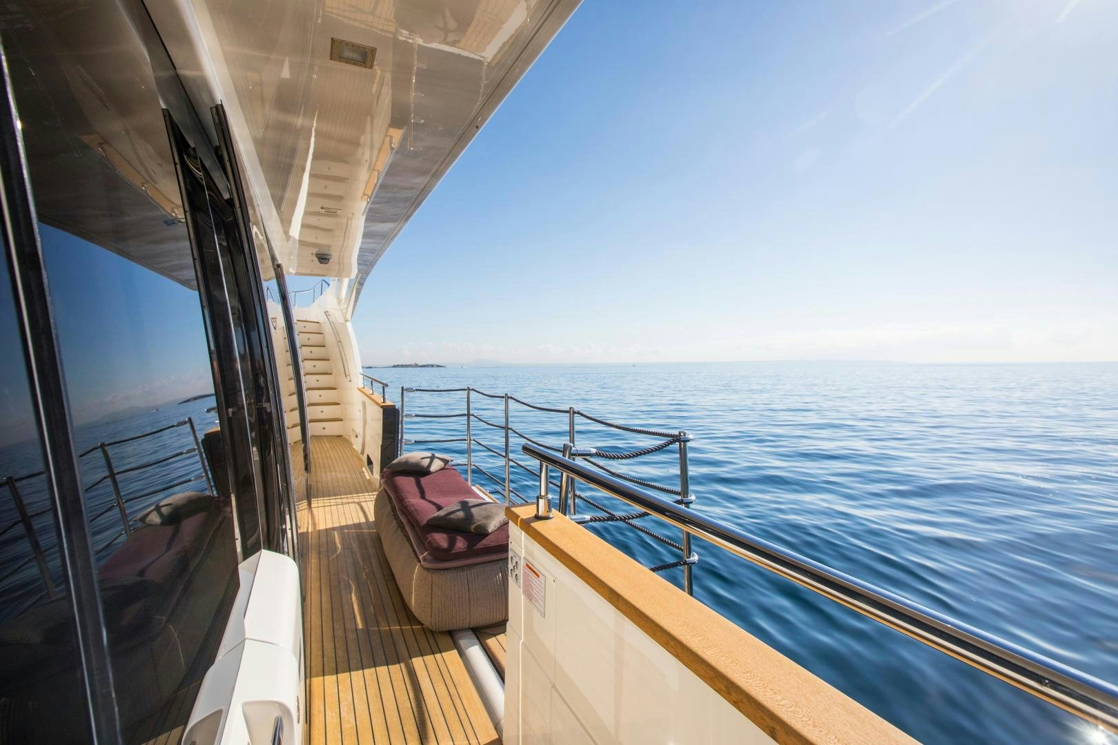 a boat on the water aboard CAMPO VERDE Yacht for Sale