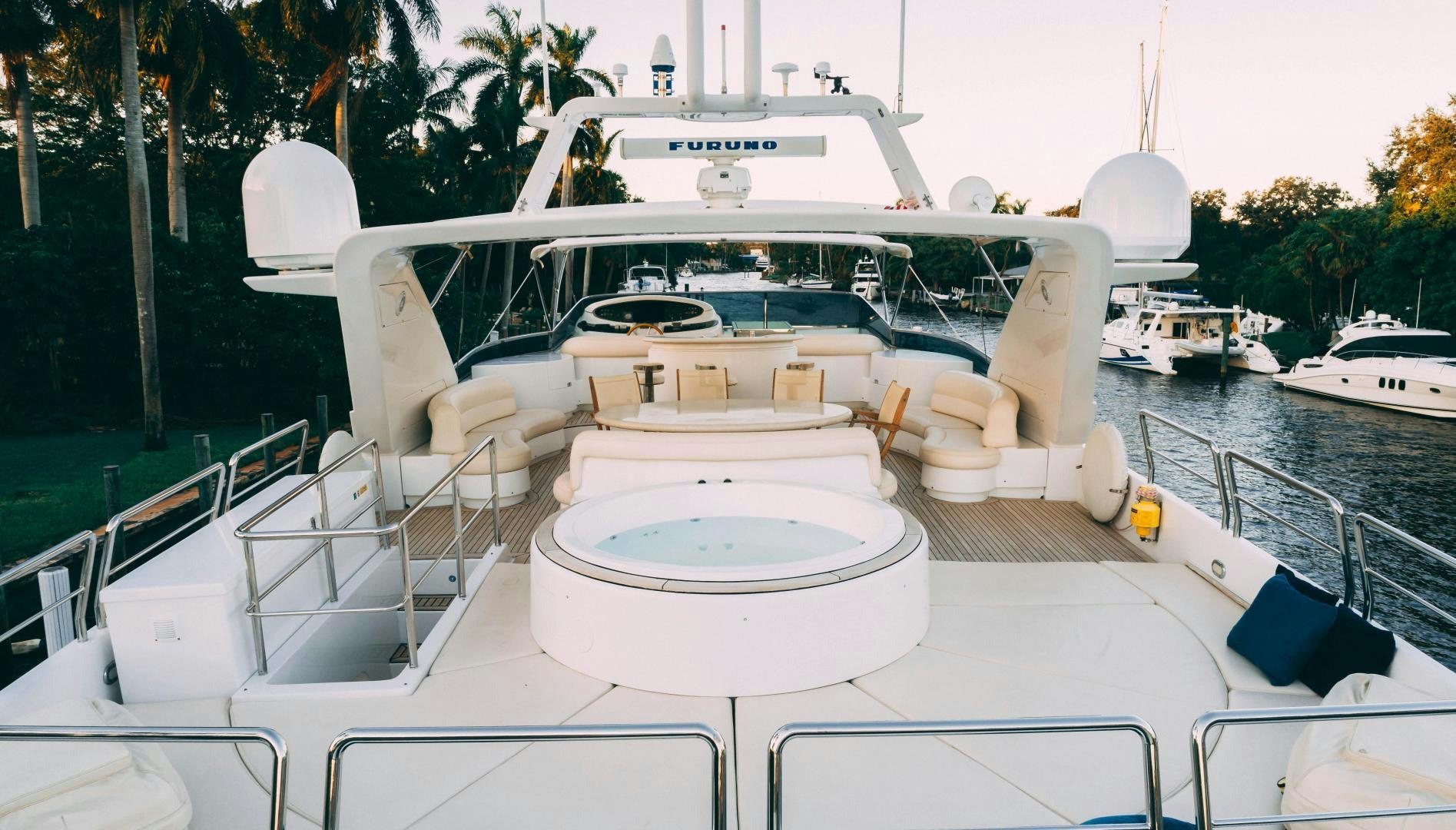 a boat on the water aboard CRISTALES Yacht for Sale