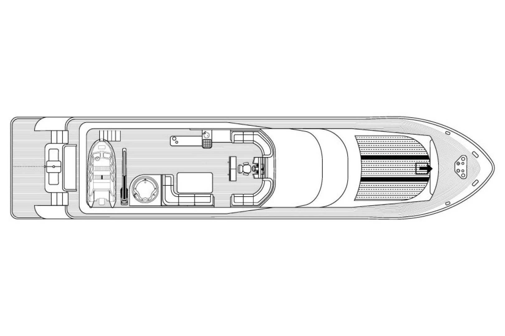 diagram aboard MIA KAI Yacht for Sale