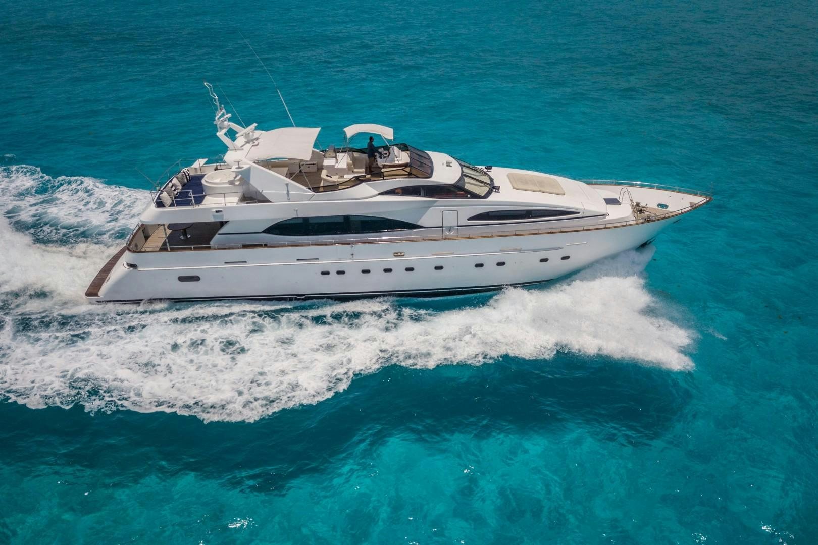 a boat on the water aboard EL CAPRICHO Yacht for Sale