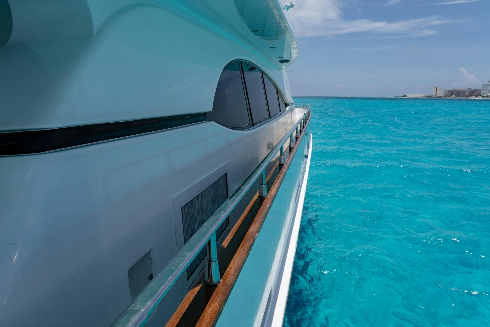 a boat in the water aboard EL CAPRICHO Yacht for Sale