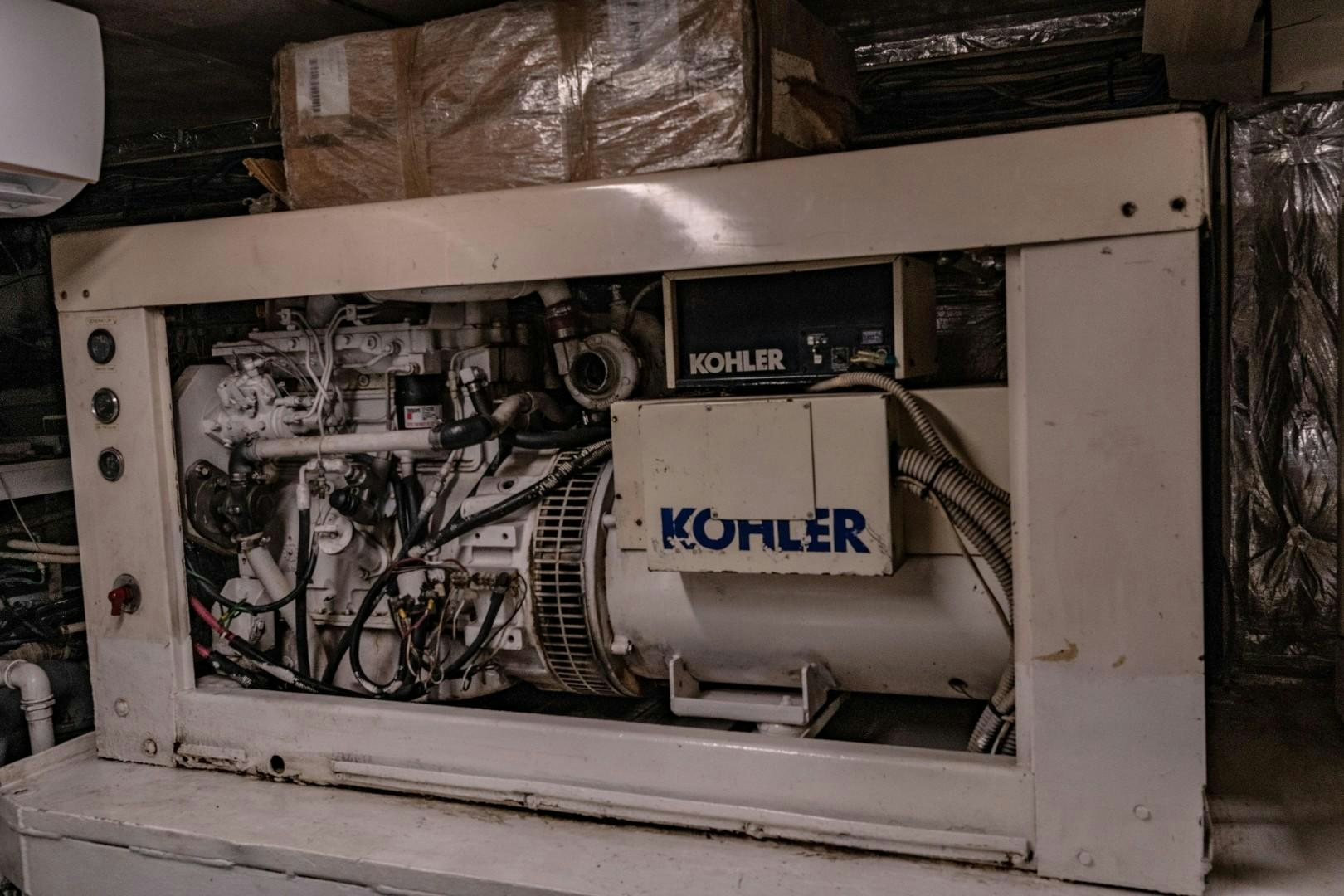 a box with wires and a box aboard EL CAPRICHO Yacht for Sale