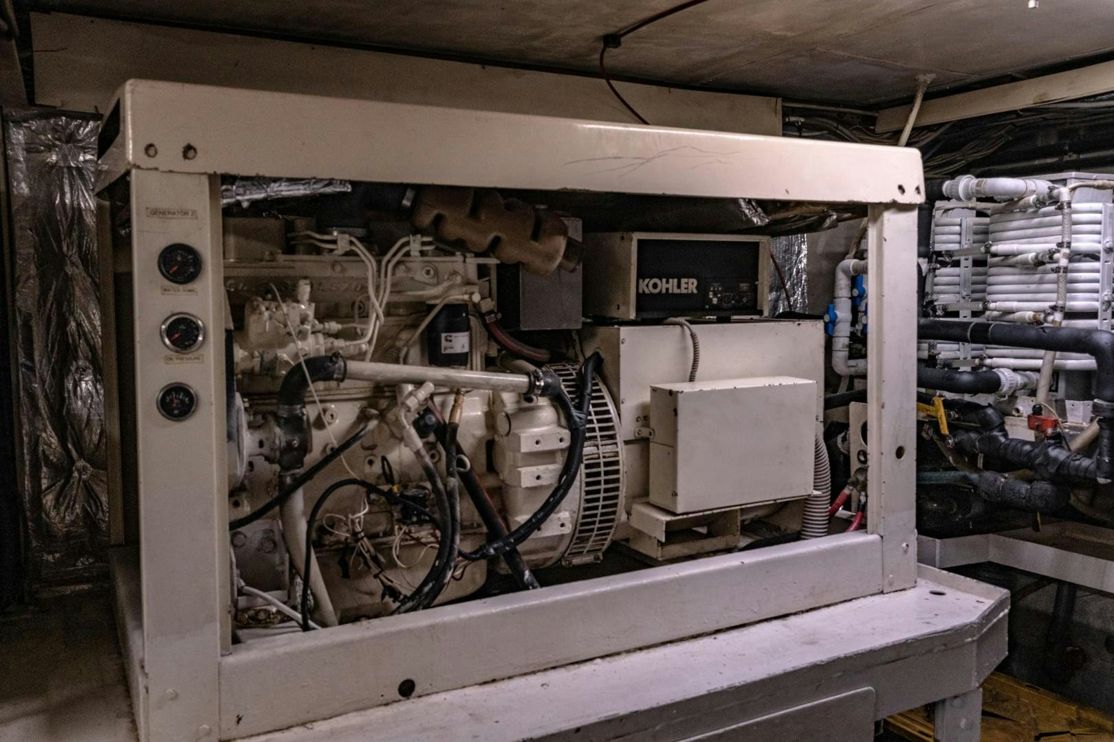 a machine with wires aboard EL CAPRICHO Yacht for Sale