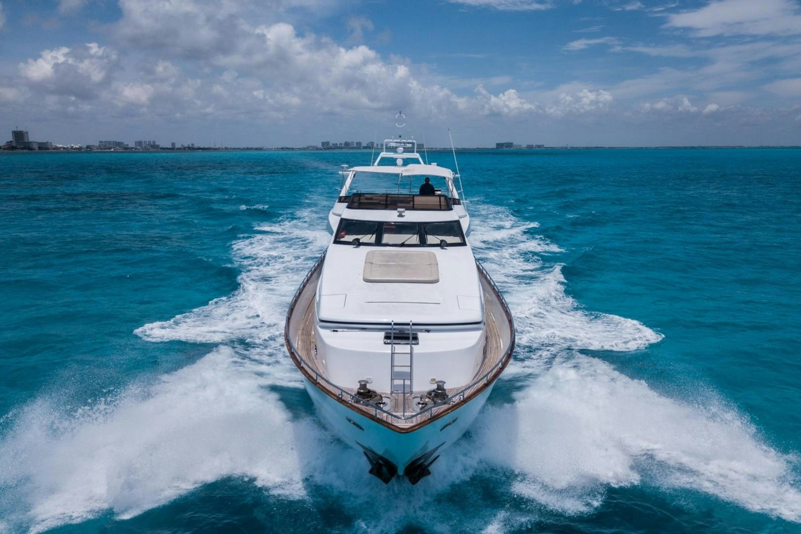 a boat on the water aboard EL CAPRICHO Yacht for Sale