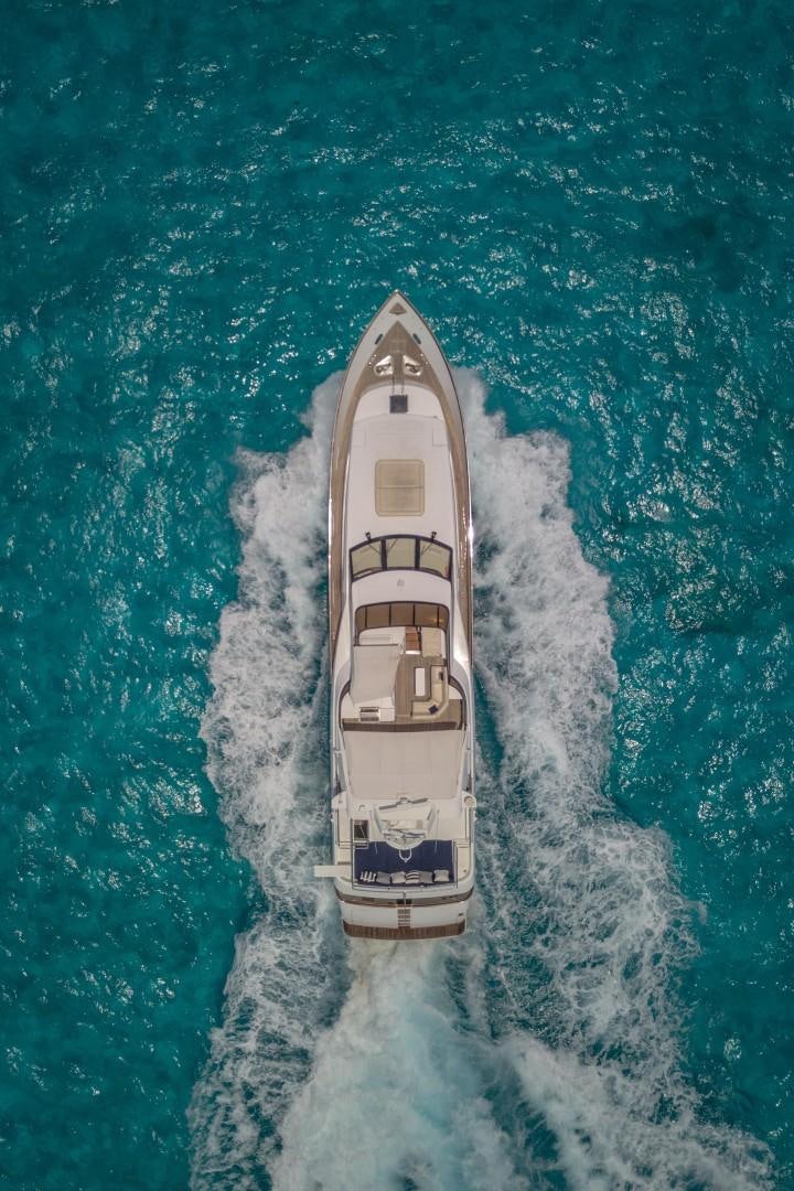 a boat in the water aboard EL CAPRICHO Yacht for Sale