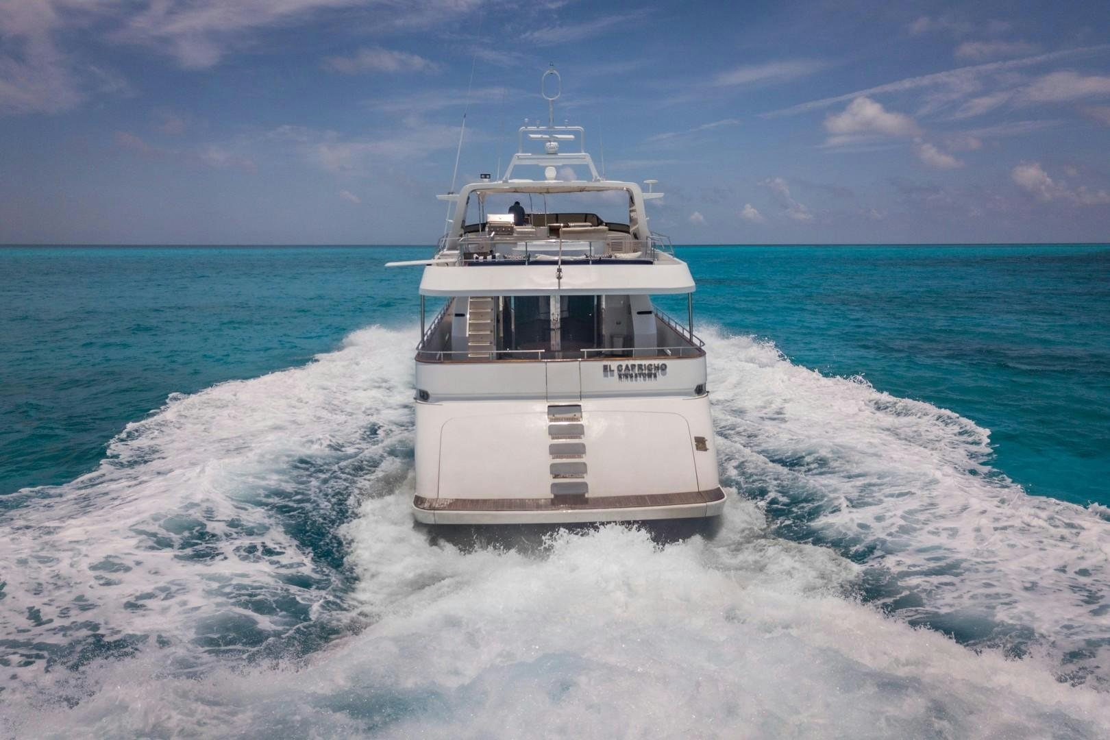 a boat on the water aboard EL CAPRICHO Yacht for Sale