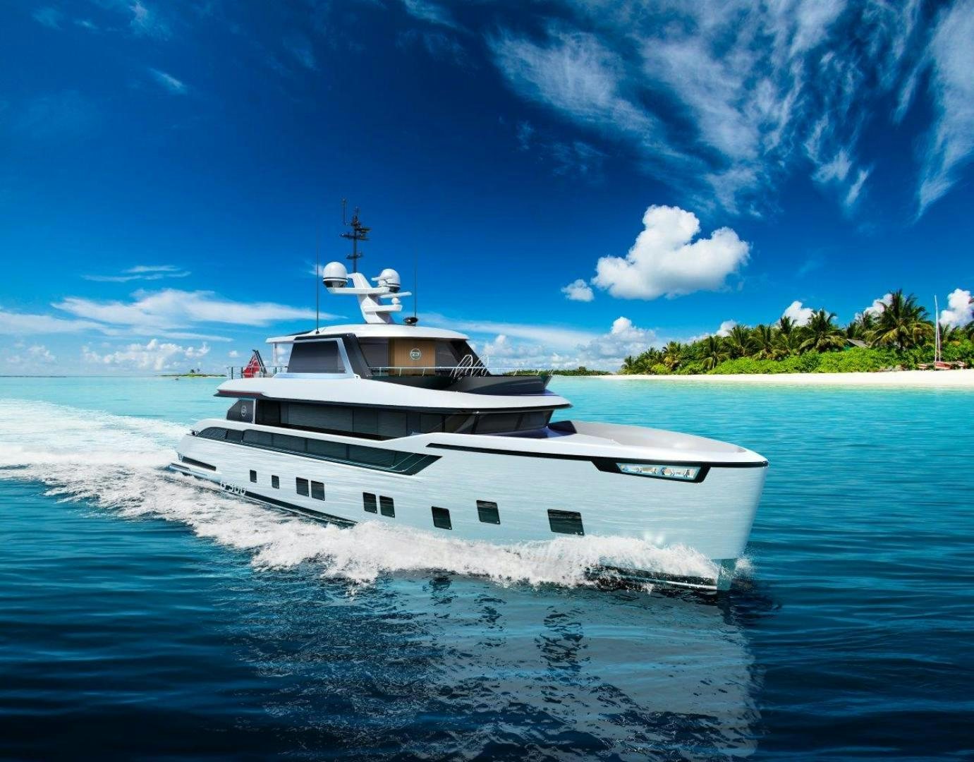 a boat on the water aboard G 300 Yacht for Sale