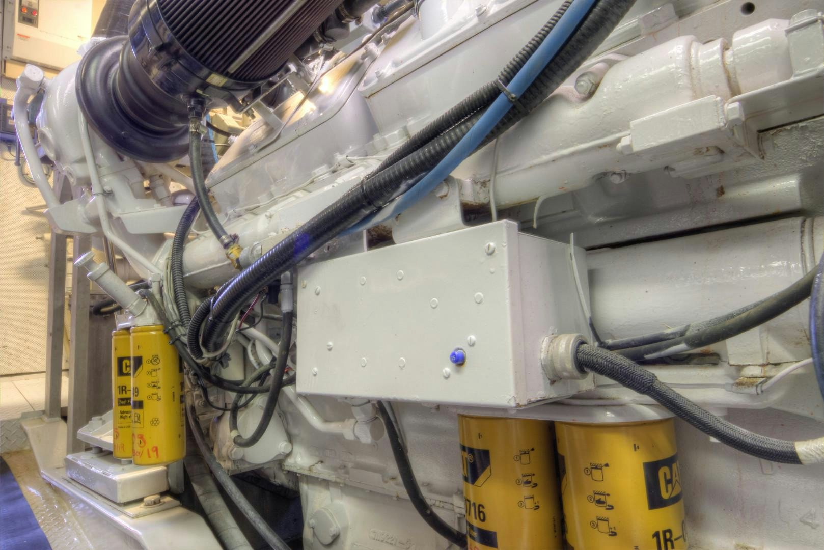 a close-up of a machine aboard LADY LEX Yacht for Sale