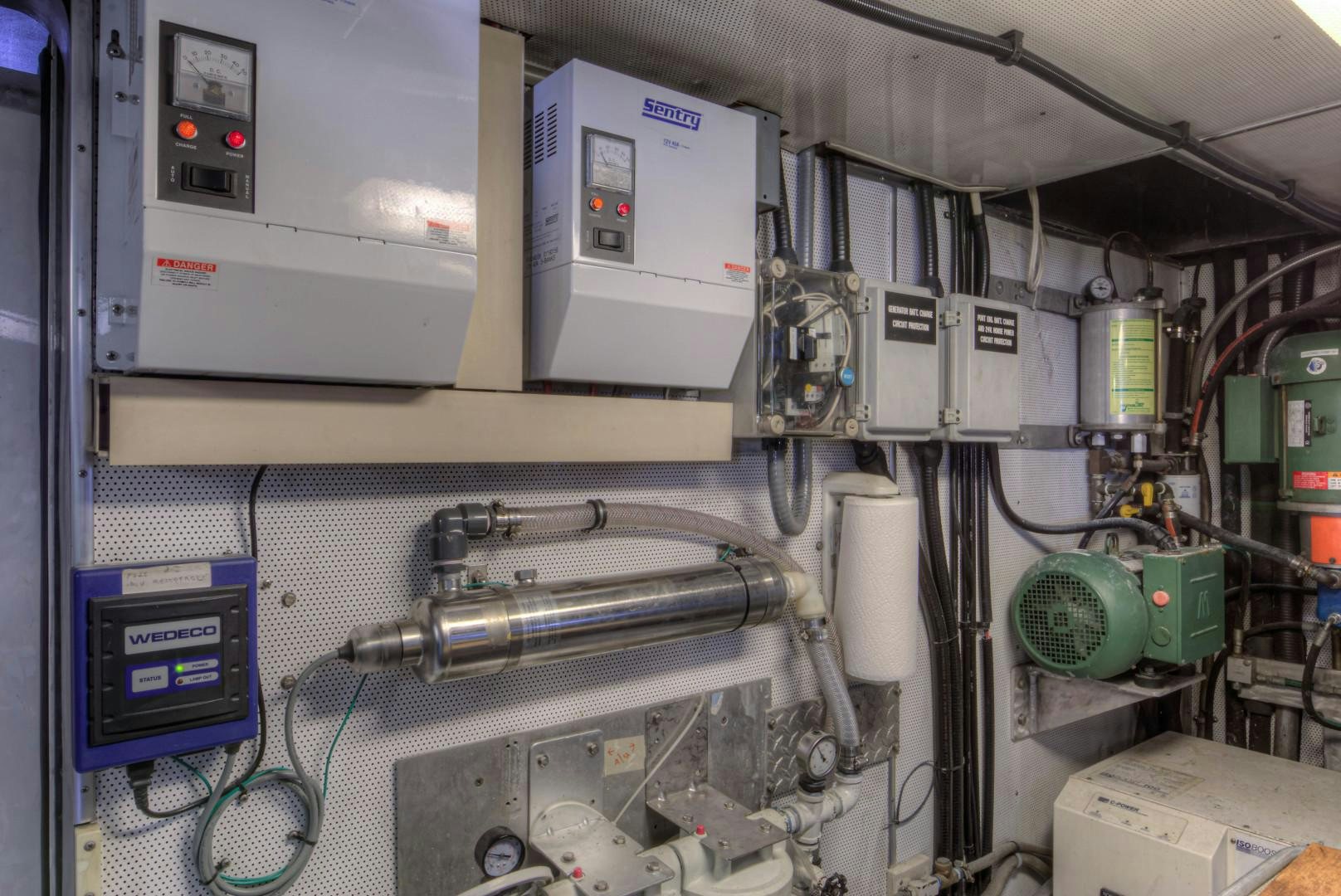 a close-up of a machine aboard LADY LEX Yacht for Sale