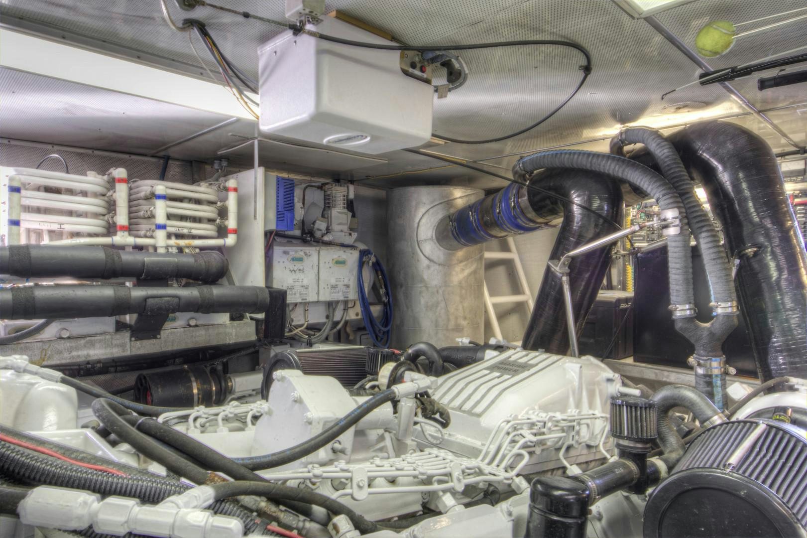 a close-up of a machine aboard LADY LEX Yacht for Sale