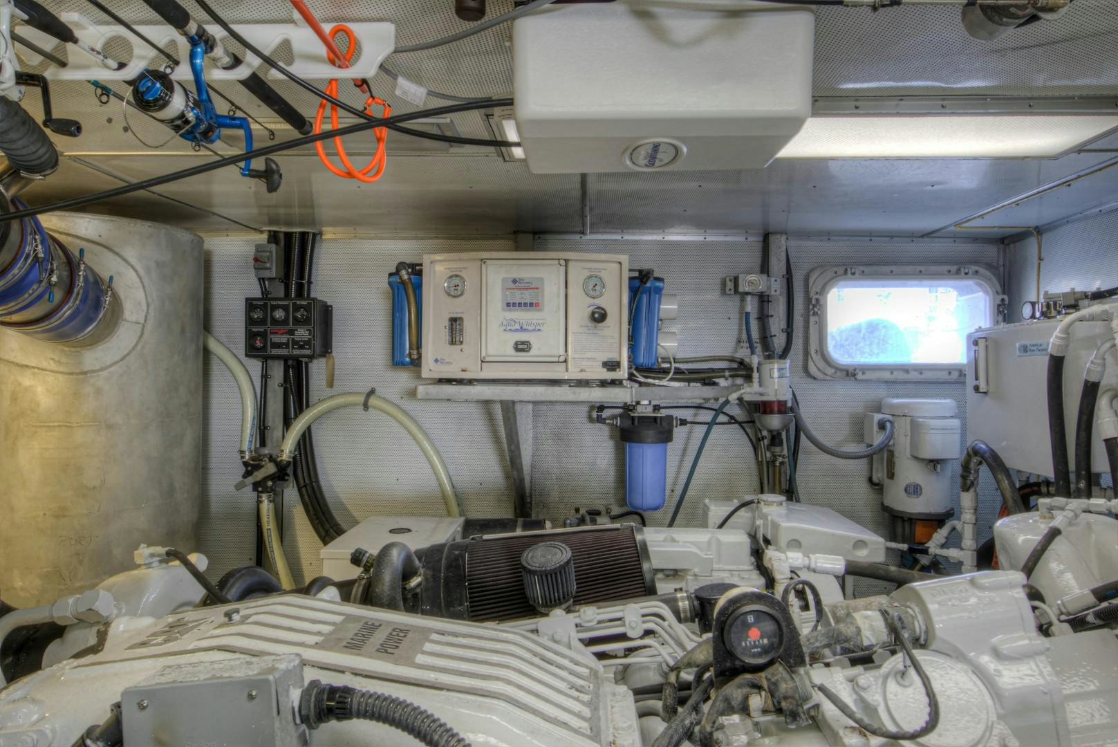 a close-up of a machine aboard LADY LEX Yacht for Sale