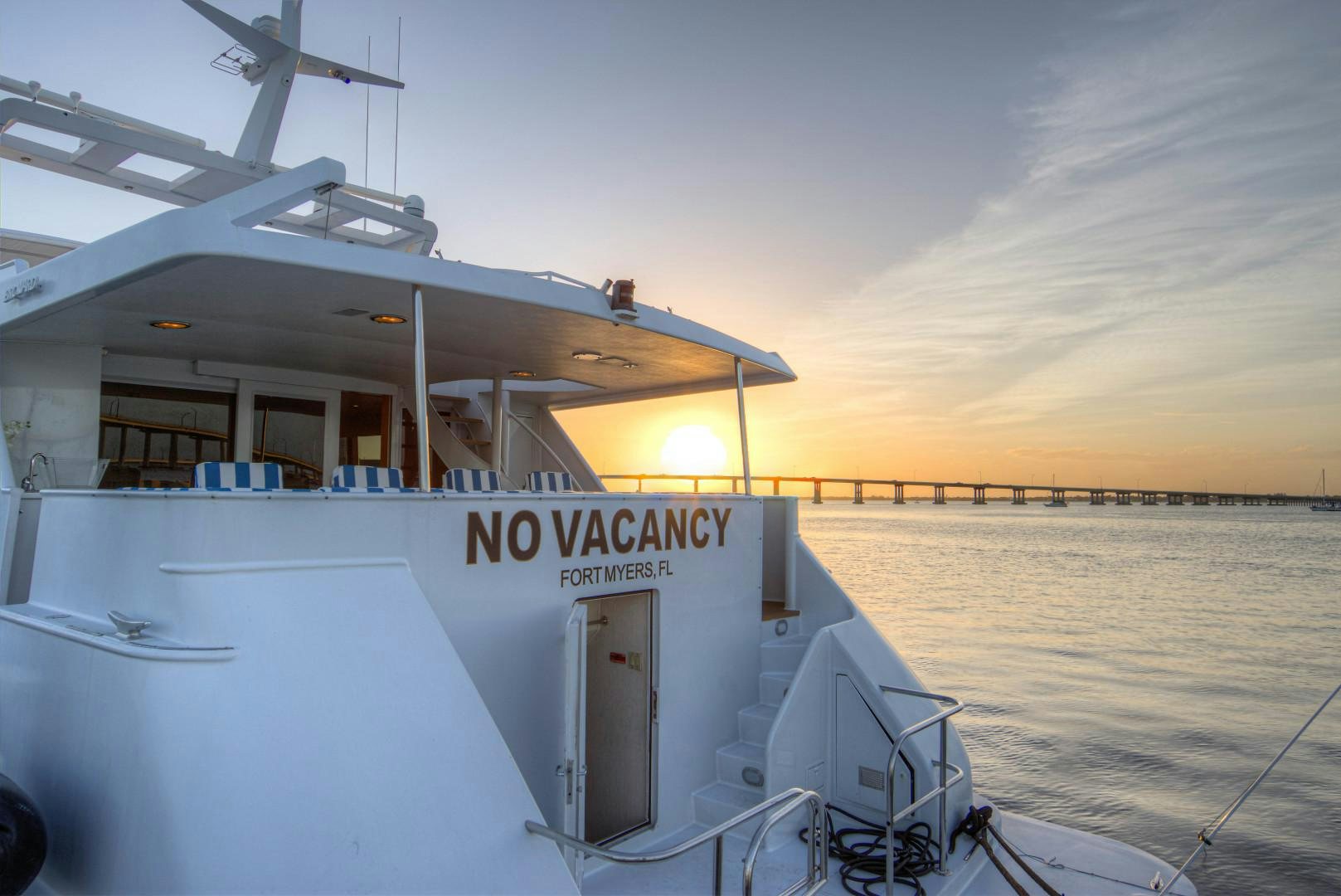 a boat on the water aboard LADY LEX Yacht for Sale