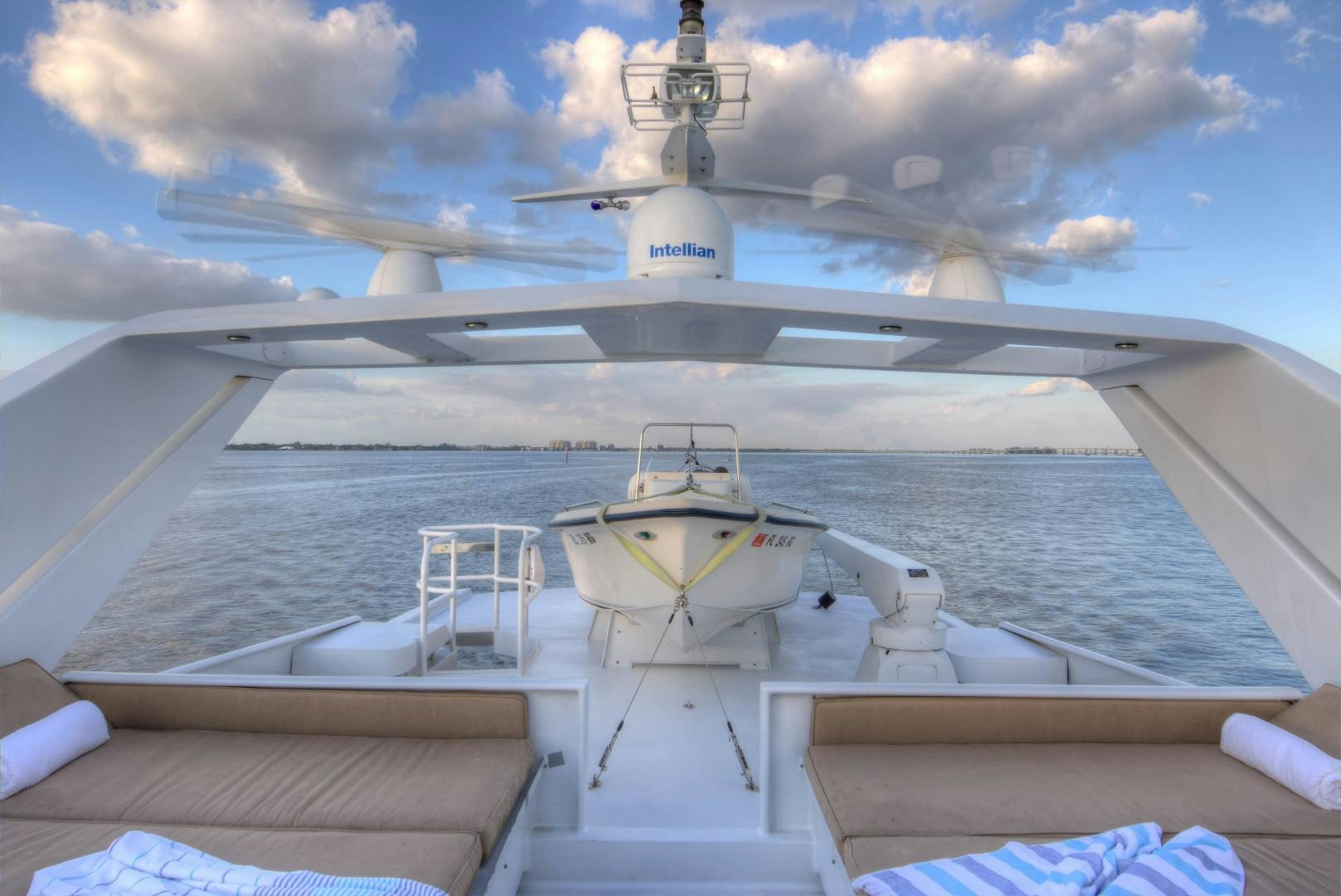 a boat on a body of water aboard LADY LEX Yacht for Sale