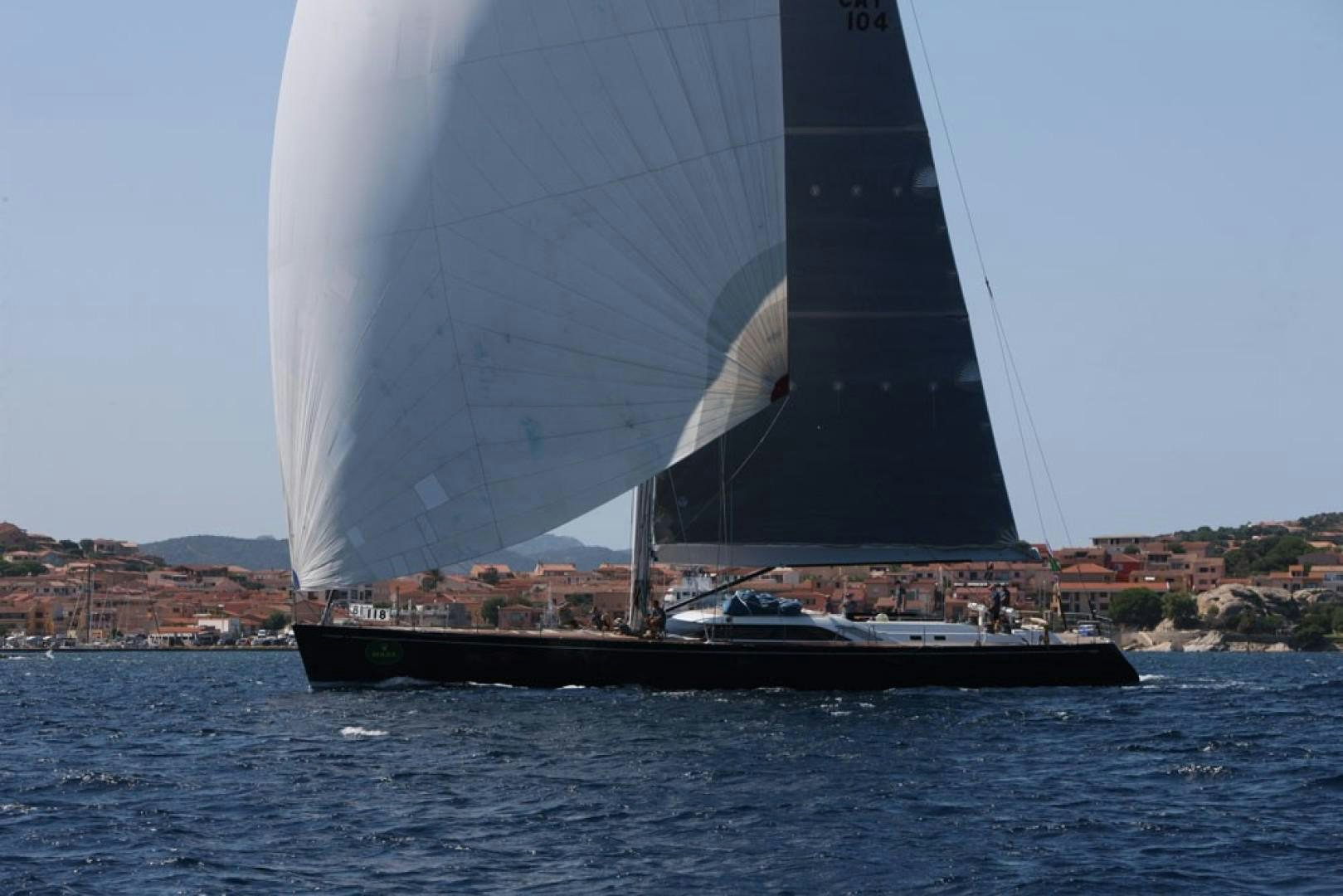a sailboat on the water aboard VARSOVIE Yacht for Sale