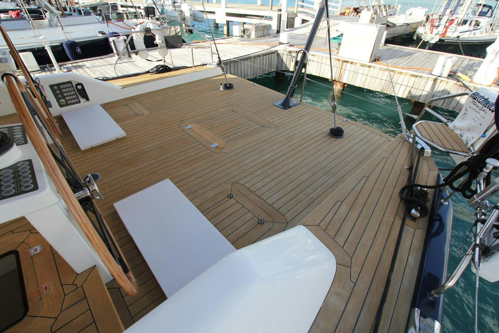 a boat on the water aboard VIRAGO Yacht for Sale