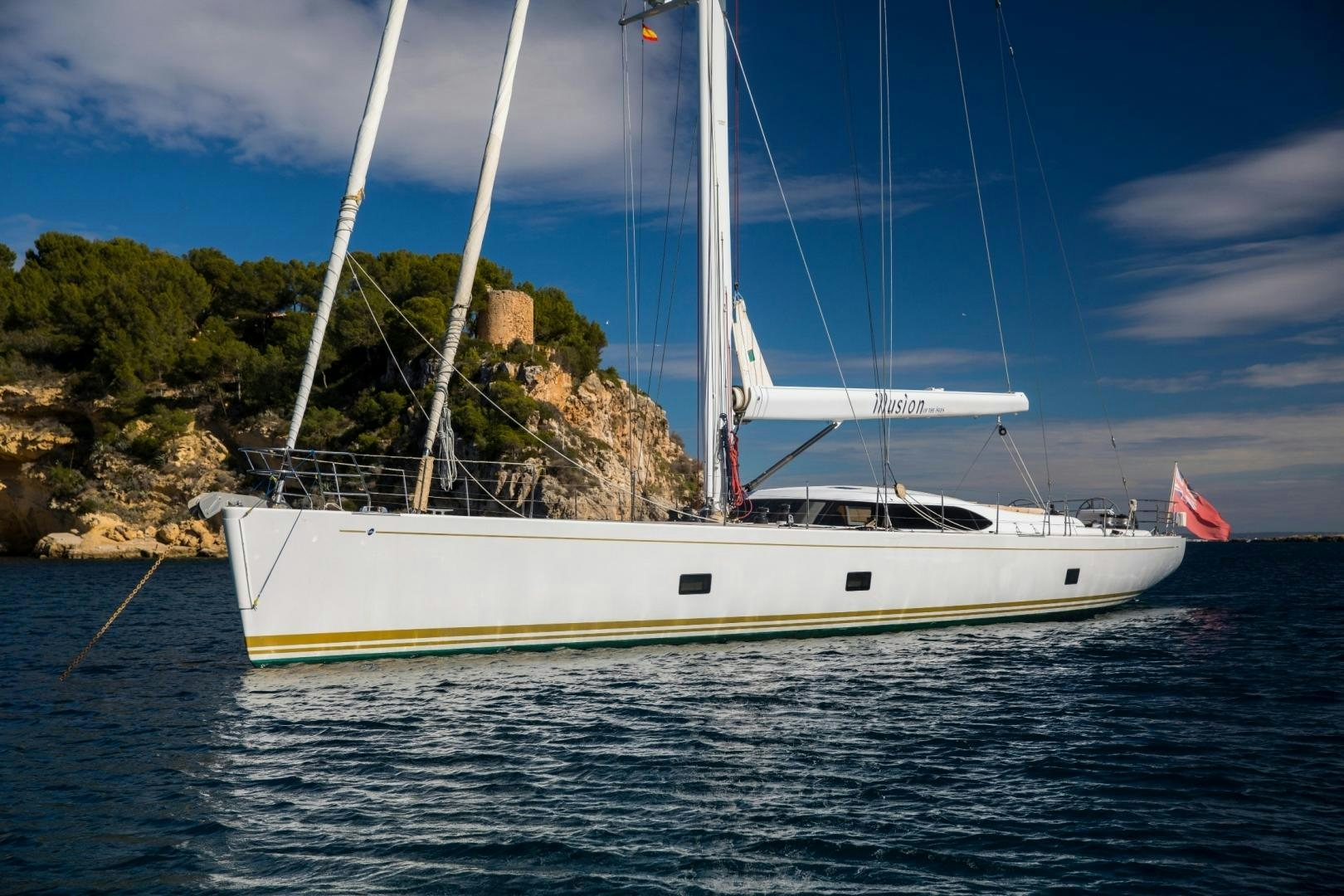 a boat on the water aboard MEDUSA Yacht for Sale