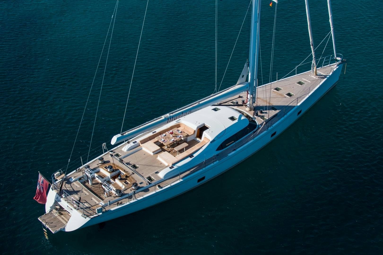 a boat on the water aboard MEDUSA Yacht for Sale