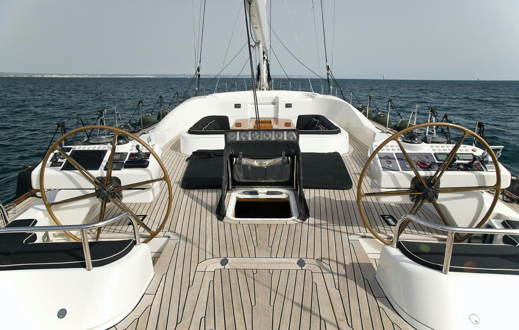 a boat on a dock aboard HAVANA OF LONDON Yacht for Sale