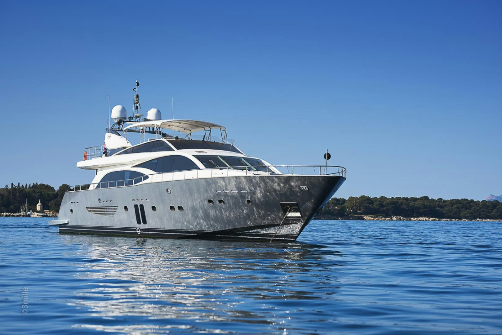 a boat on the water aboard HUMMINGBIRD Yacht for Sale