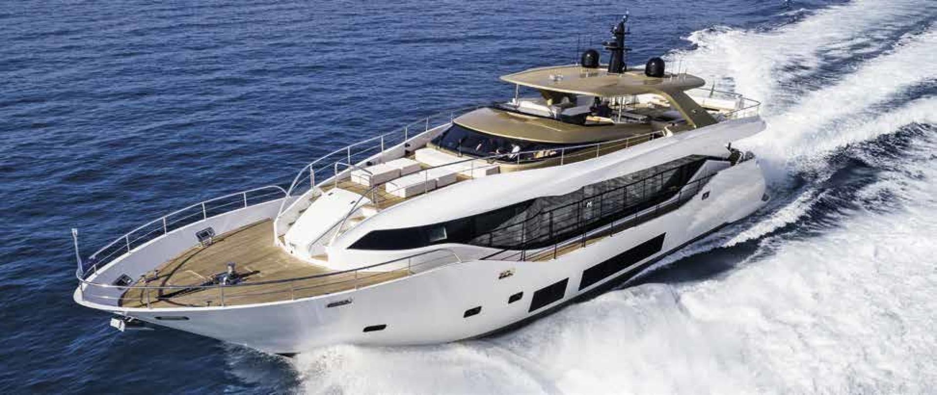 a white boat on the water aboard No Name Yacht for Sale