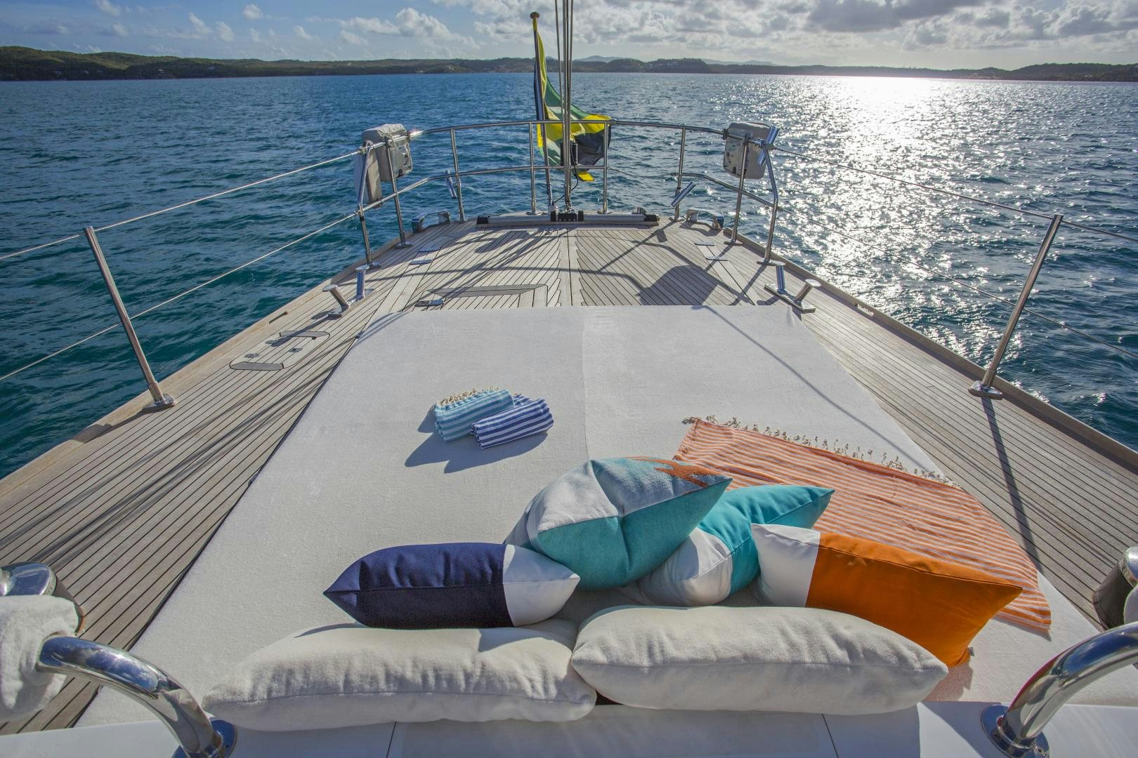a boat on the water aboard JUPITER Yacht for Sale