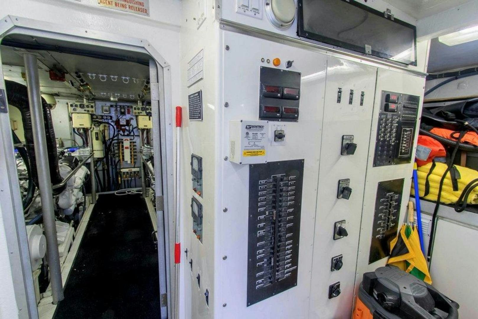 a machine with a screen aboard MONARCH Yacht for Sale