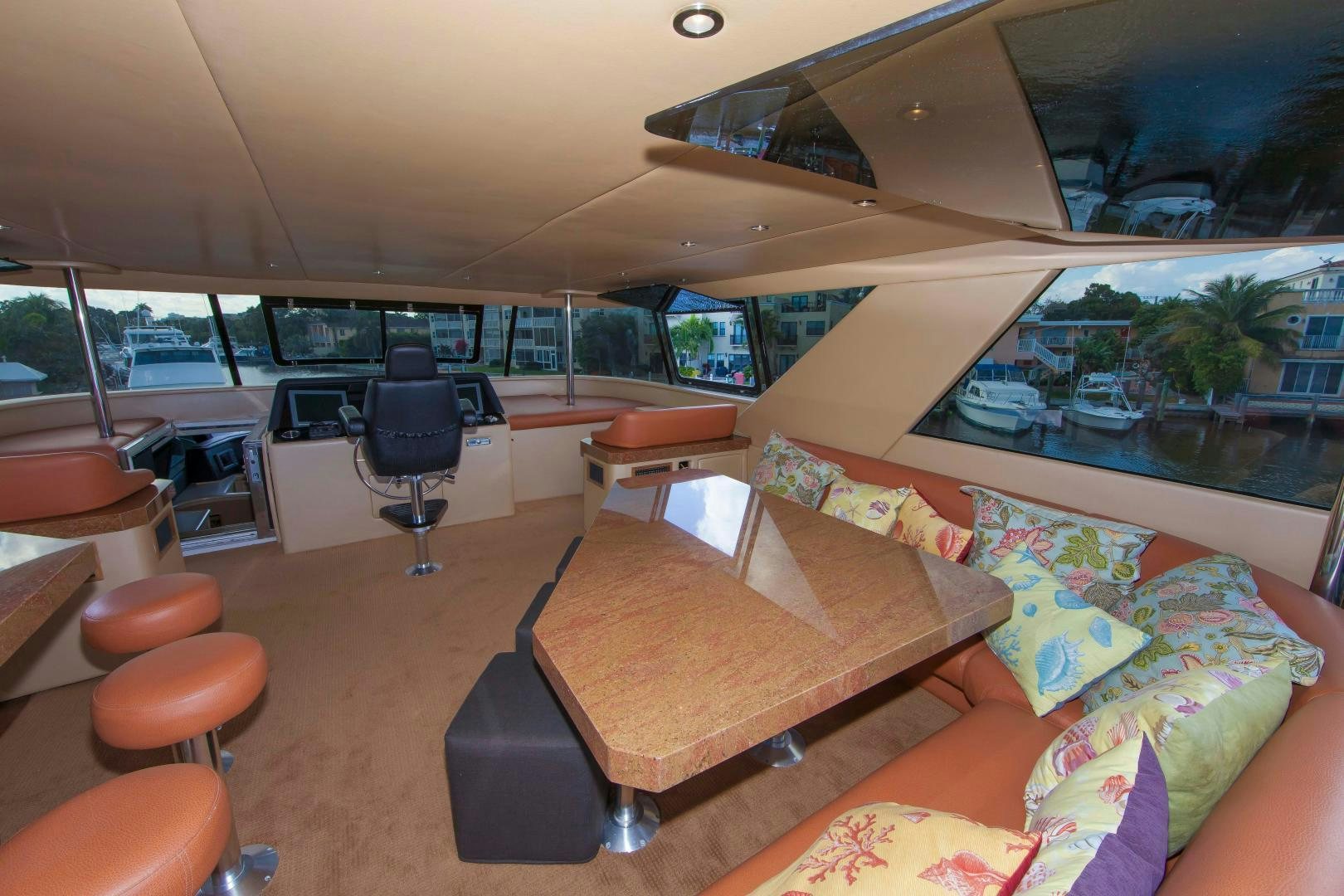 inside of a boat aboard MONARCH Yacht for Sale