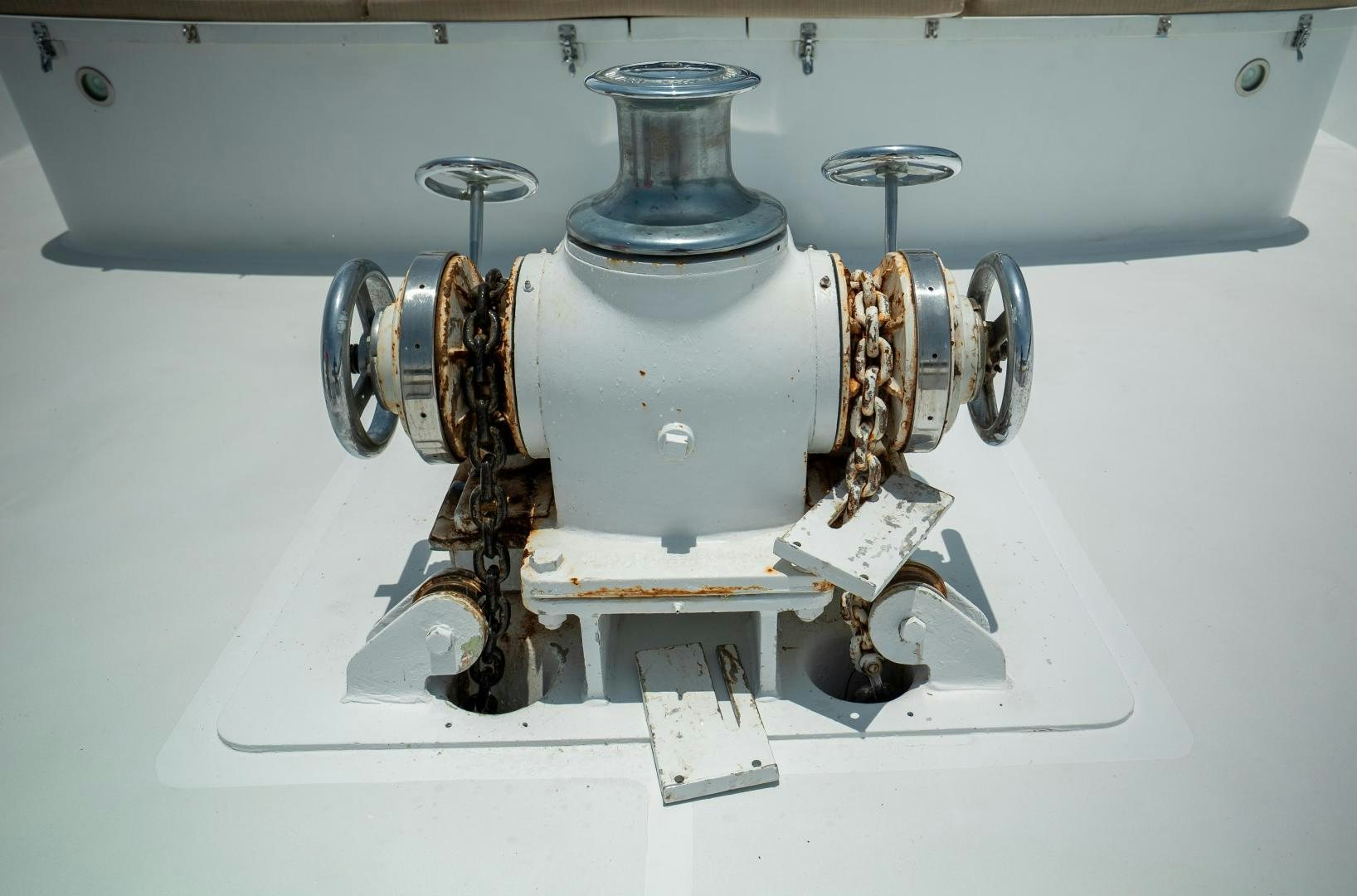 a silver and gold machine aboard MARAZUL Yacht for Sale