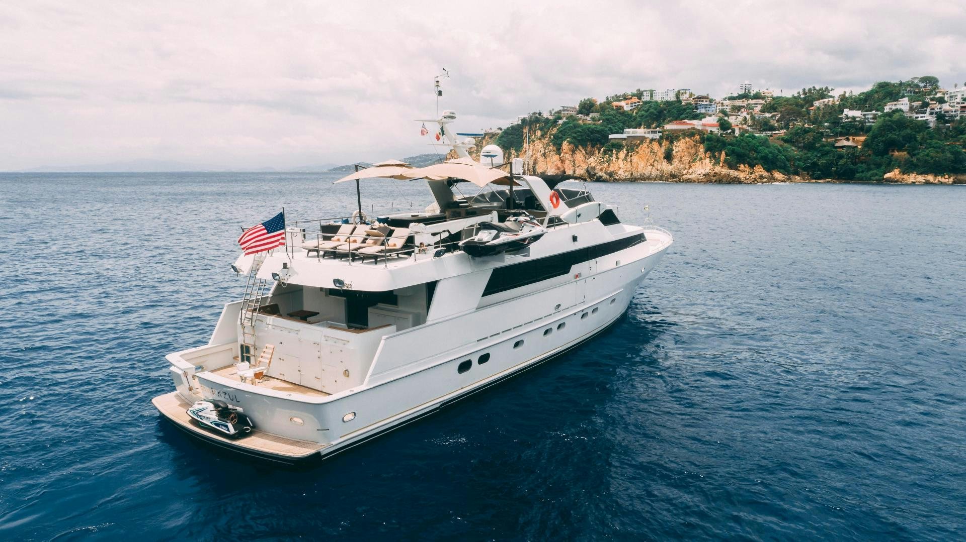 a boat on the water aboard MARAZUL Yacht for Sale