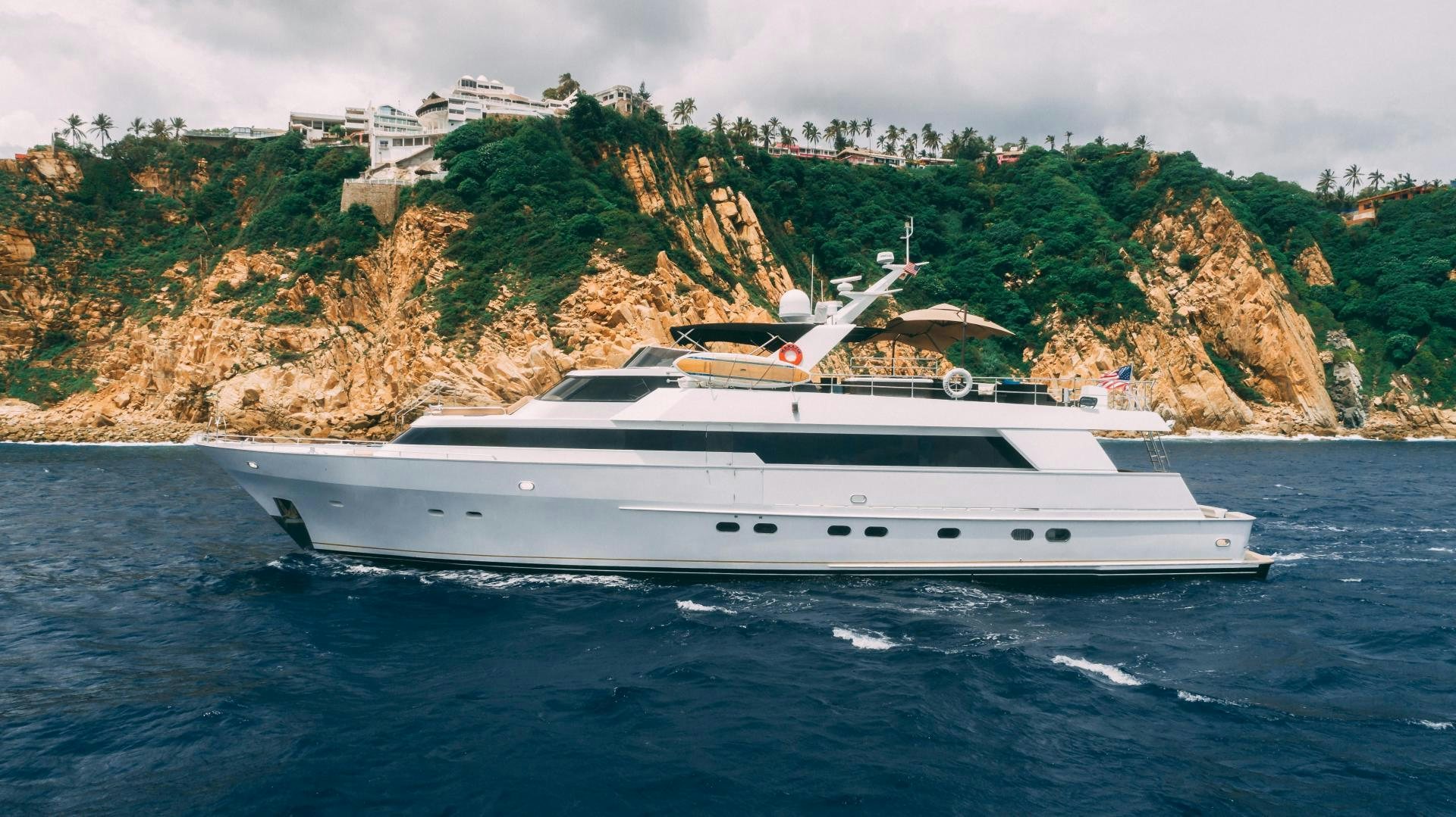 a yacht on the water aboard MARAZUL Yacht for Sale