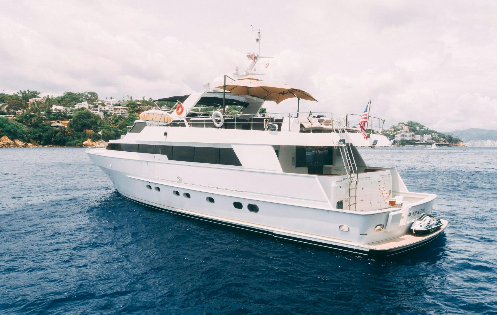 a boat in the water aboard MARAZUL Yacht for Sale
