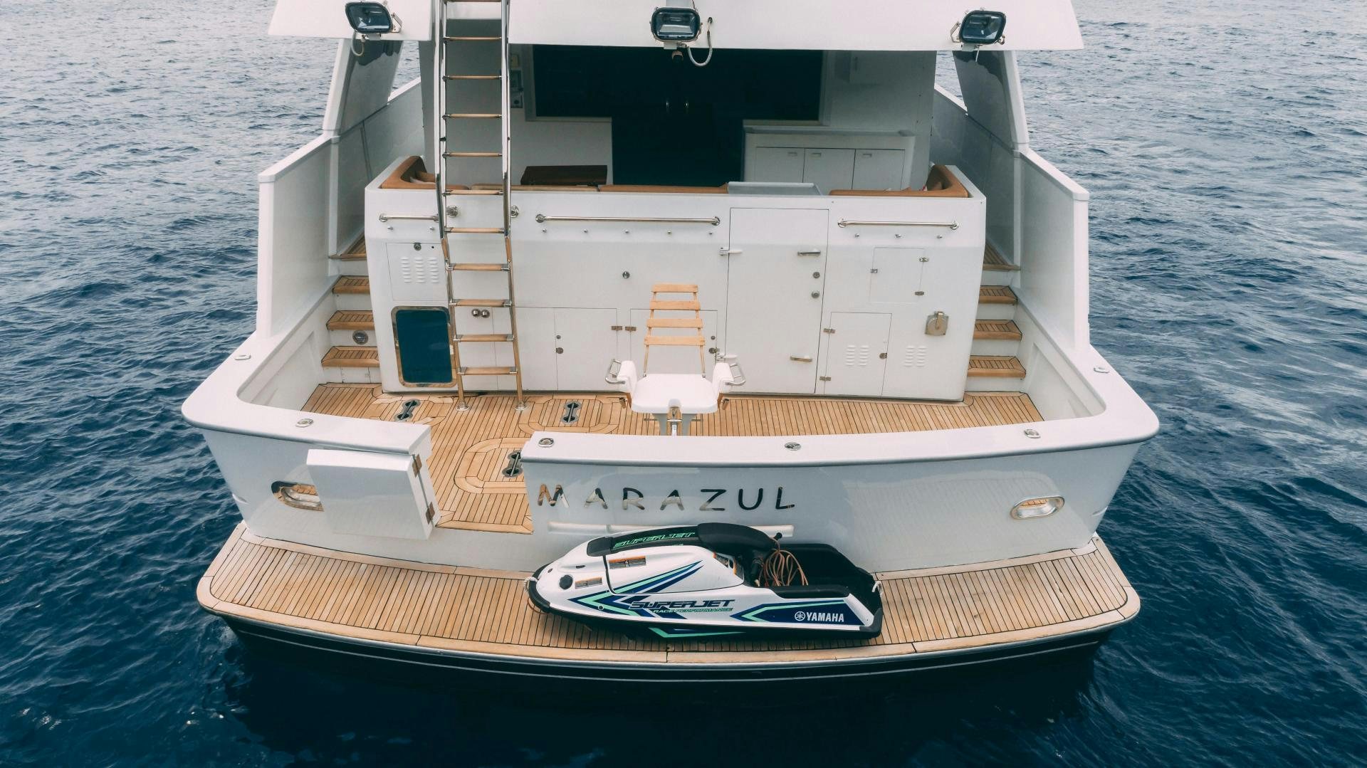 a boat on the water aboard MARAZUL Yacht for Sale