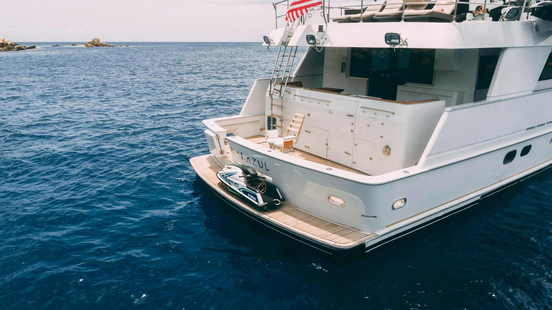 a boat in the water aboard MARAZUL Yacht for Sale