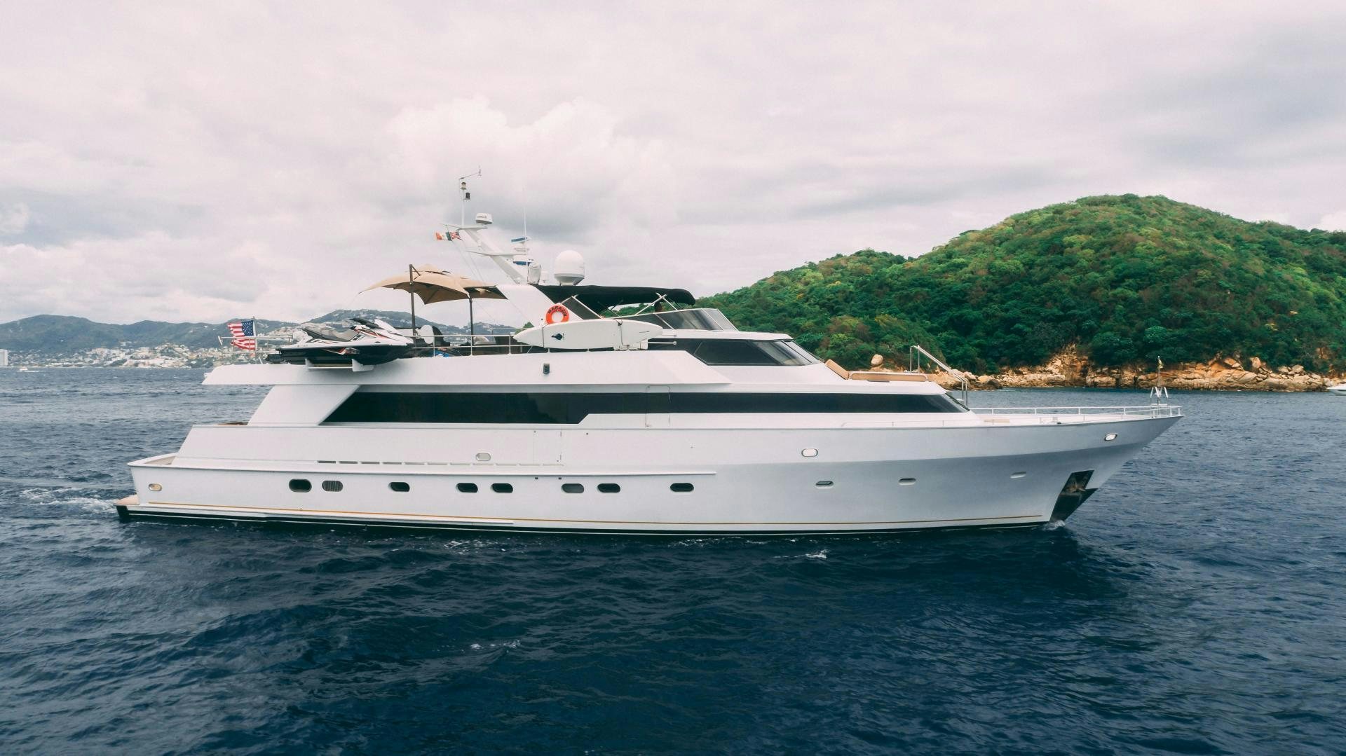 a yacht on the water aboard MARAZUL Yacht for Sale