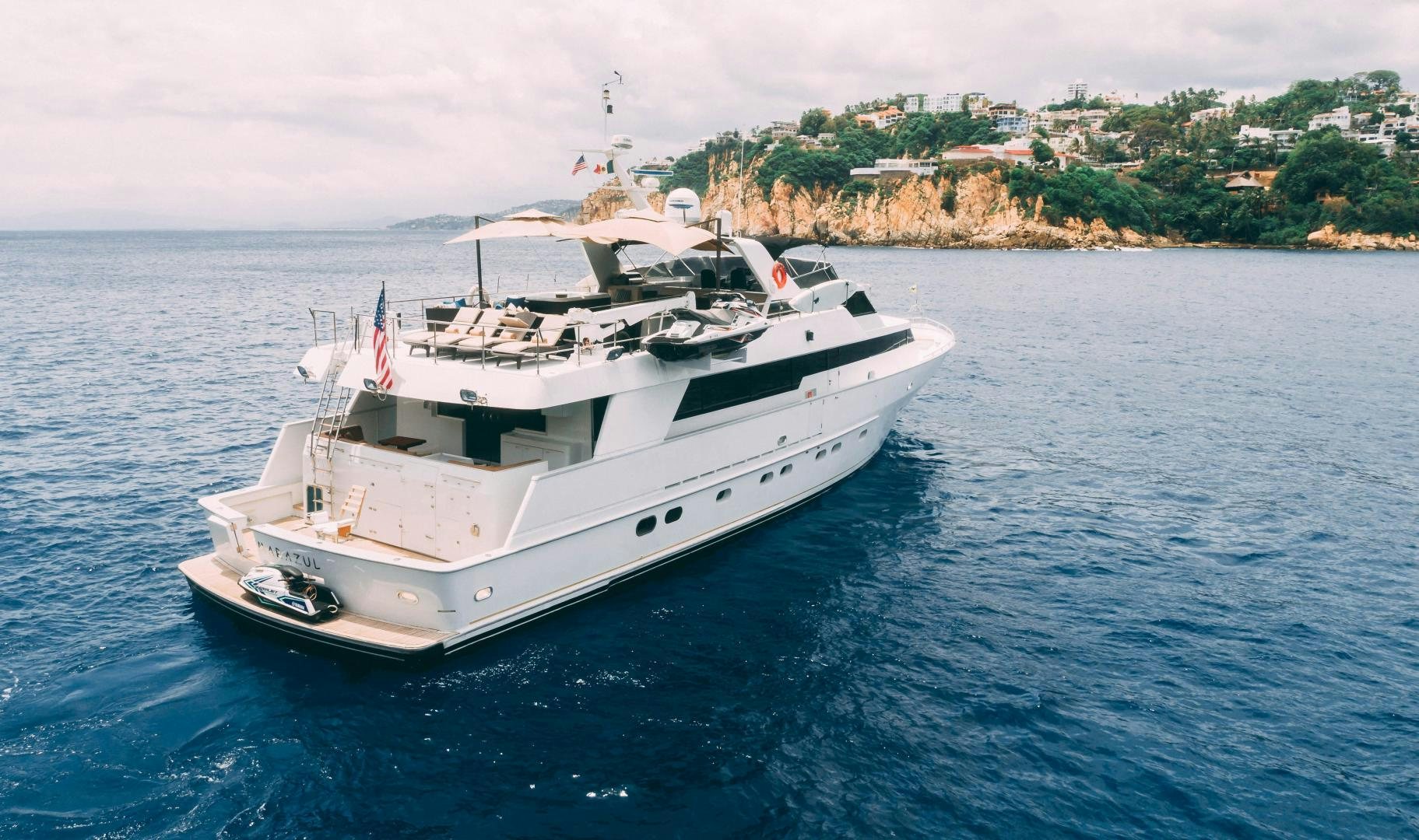 a boat on the water aboard MARAZUL Yacht for Sale