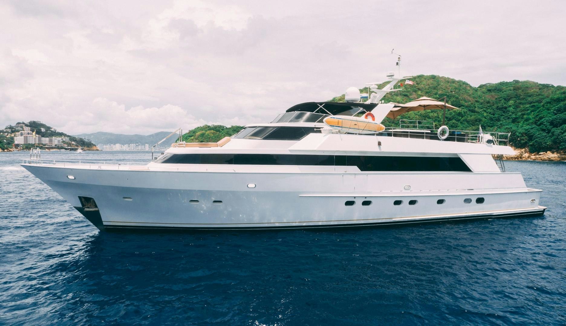 a yacht on the water aboard MARAZUL Yacht for Sale