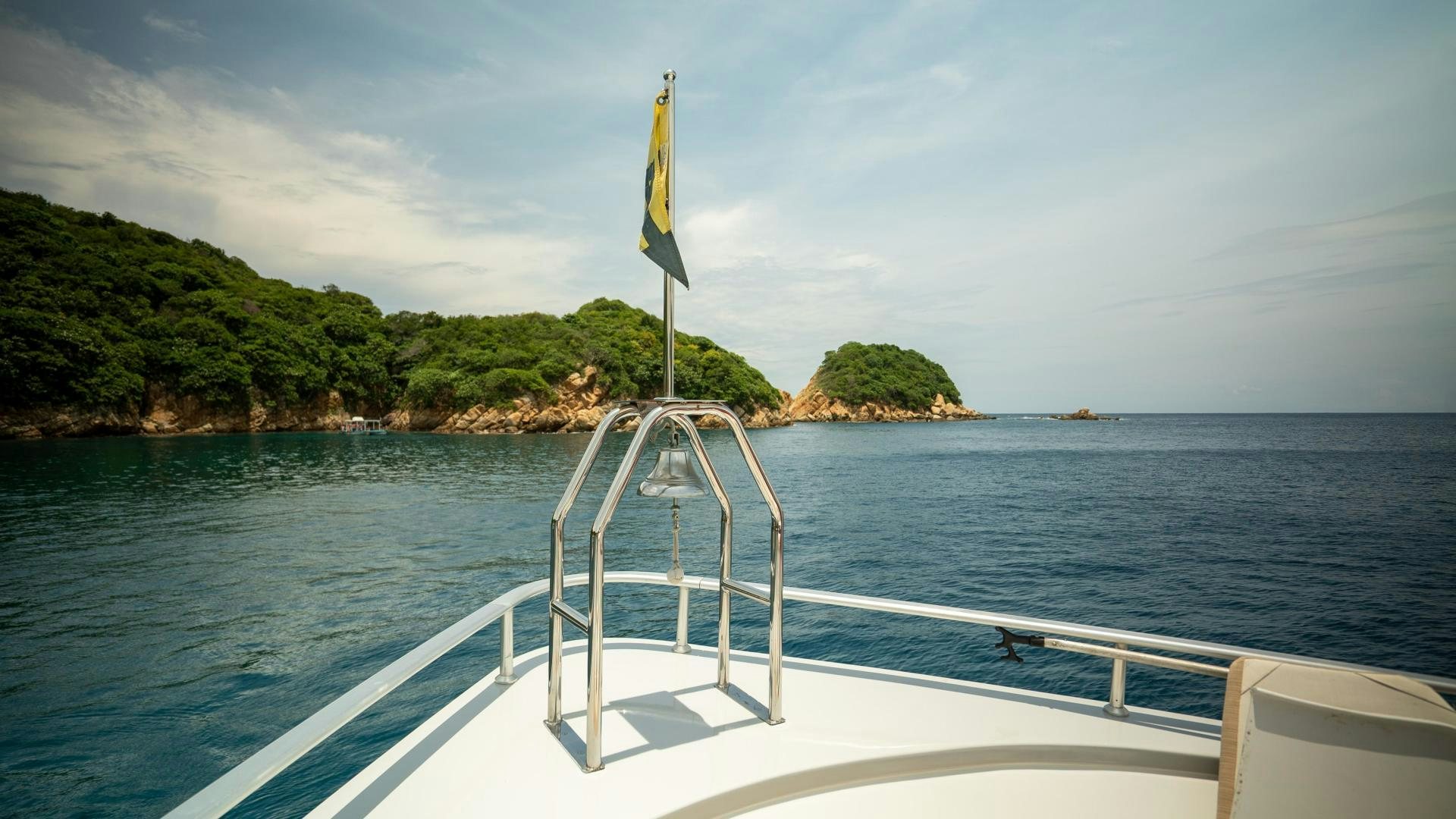 a boat on the water aboard MARAZUL Yacht for Sale