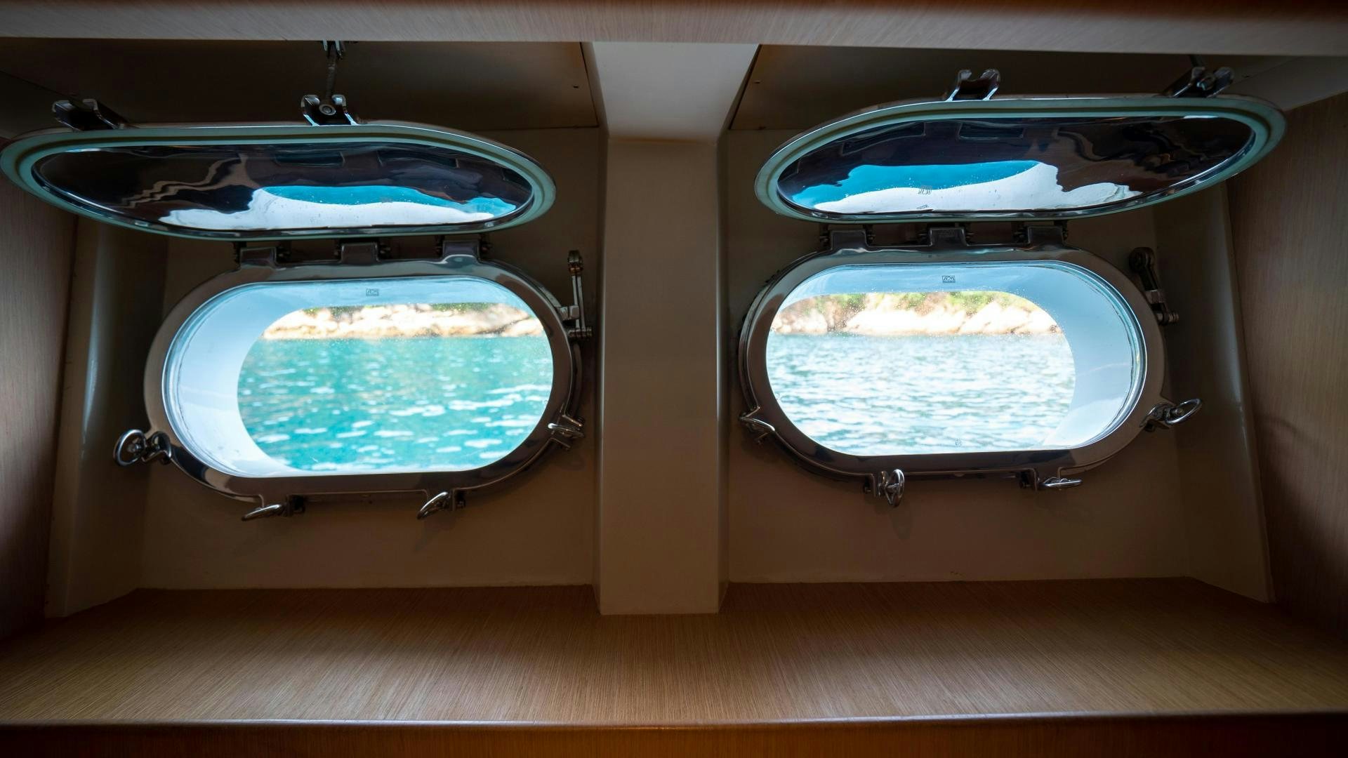 a couple of metal tubs aboard MARAZUL Yacht for Sale