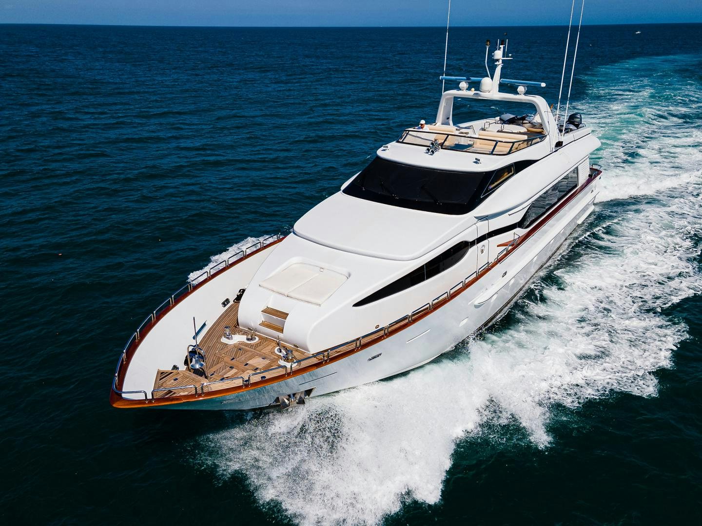 a ship on the water aboard MY DESTINY Yacht for Sale