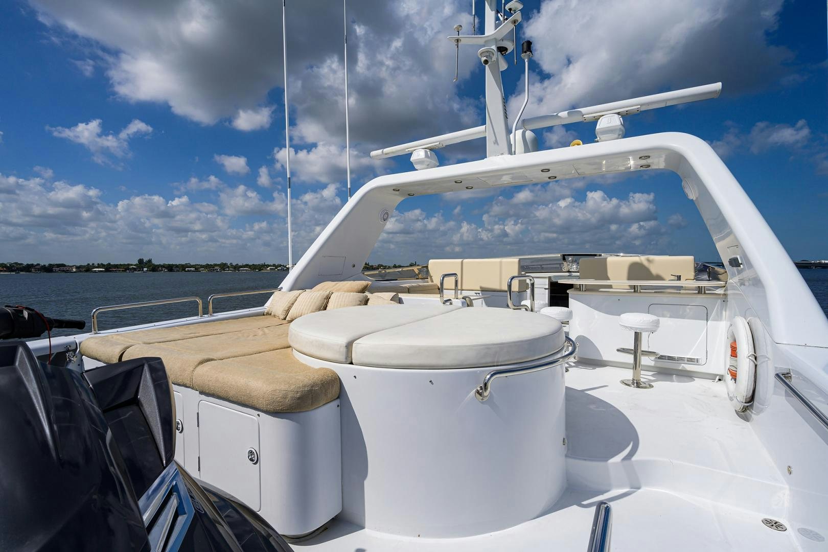 a boat on the water aboard MY DESTINY Yacht for Sale