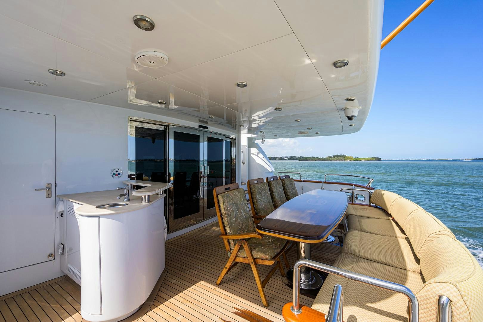 a boat on the water aboard MY DESTINY Yacht for Sale