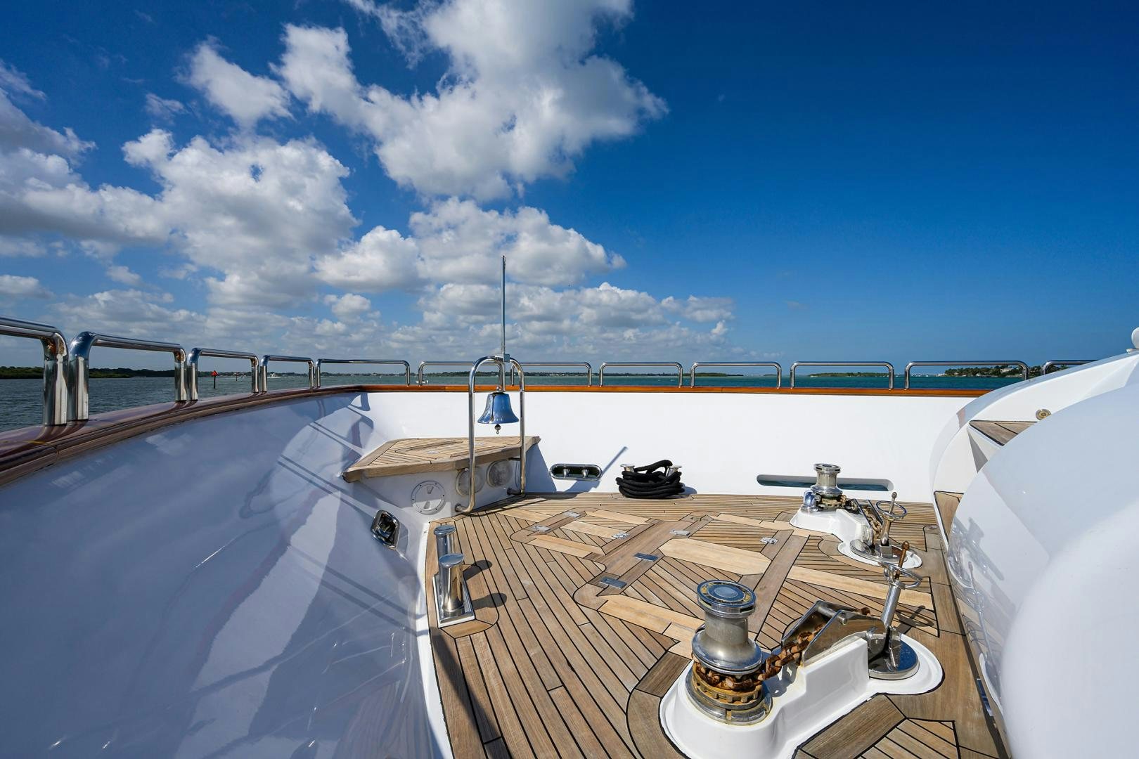 a boat on the water aboard MY DESTINY Yacht for Sale