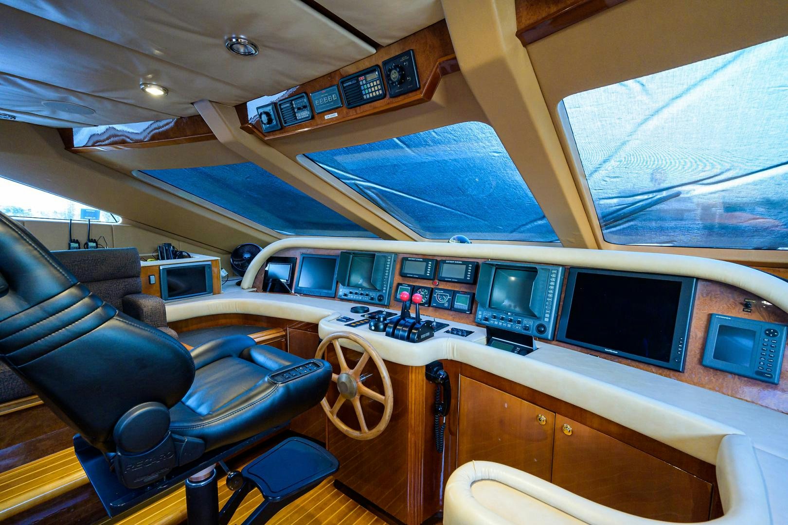 inside of a tent aboard MY DESTINY Yacht for Sale