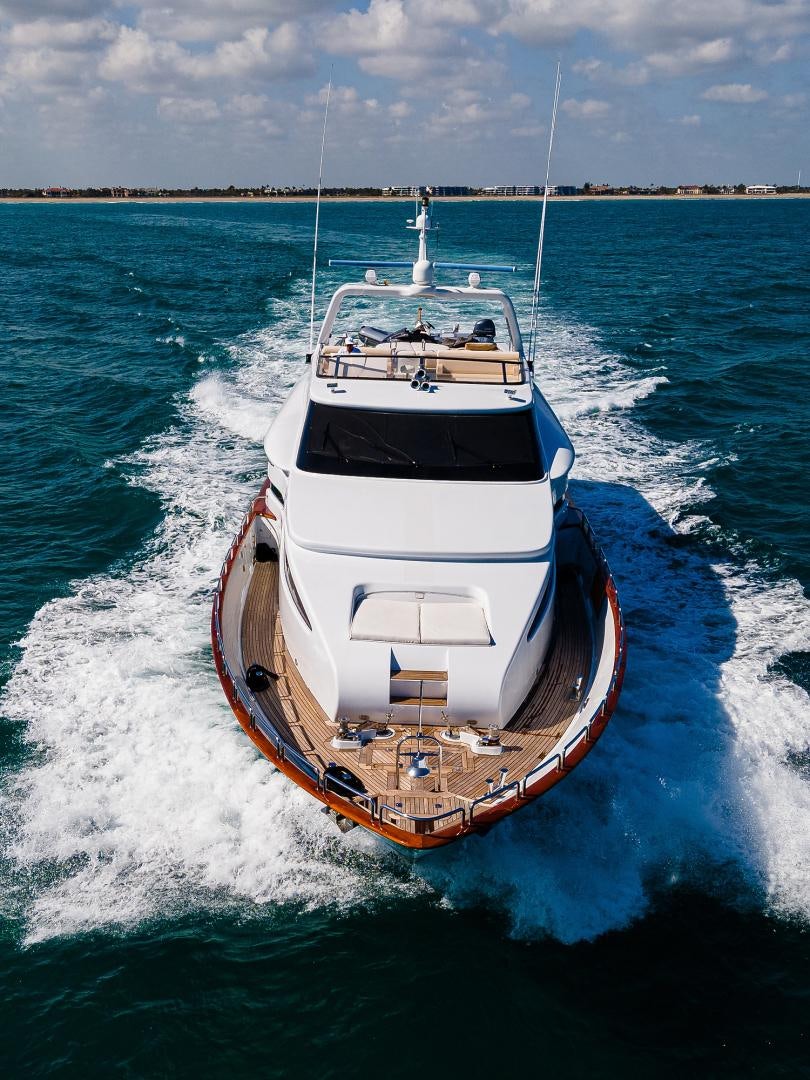 a boat on the water aboard MY DESTINY Yacht for Sale