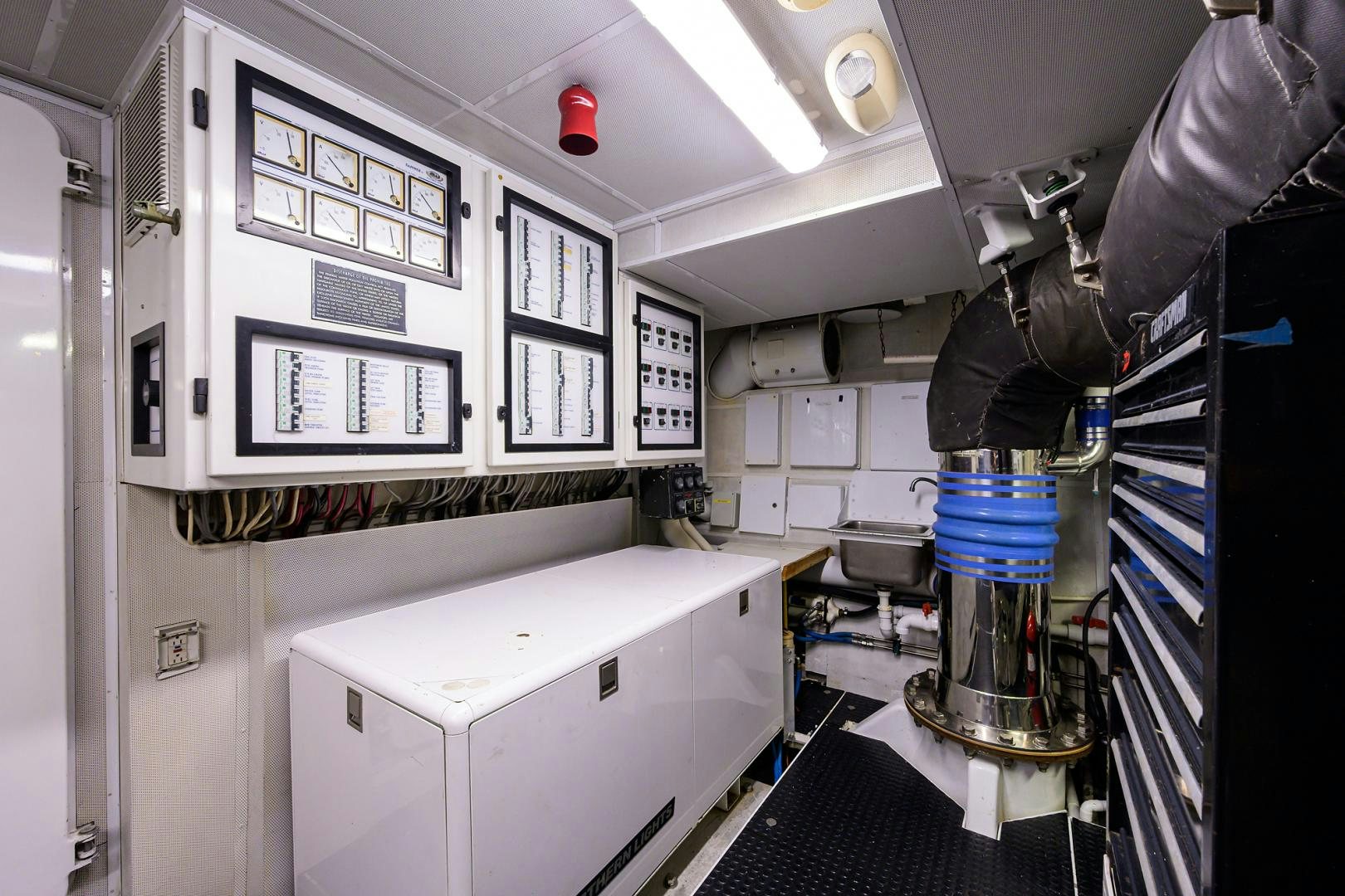 a machine in a room aboard MY DESTINY Yacht for Sale