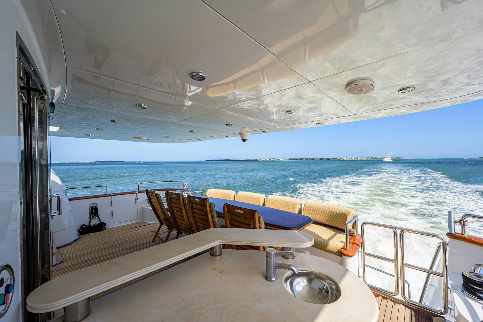 a boat on the water aboard MY DESTINY Yacht for Sale