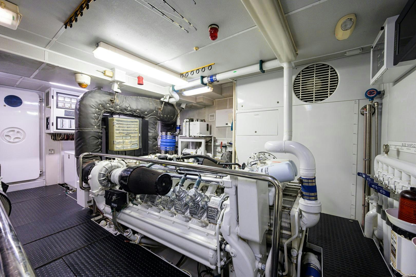 a machine inside a room aboard MY DESTINY Yacht for Sale