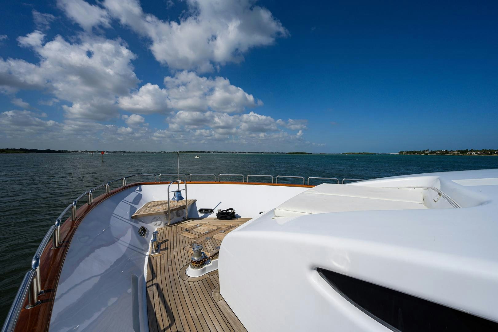 a boat on the water aboard MY DESTINY Yacht for Sale