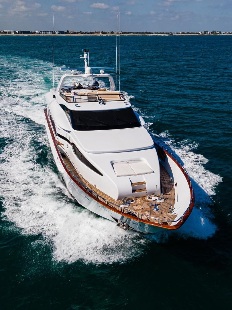 a boat on the water aboard MY DESTINY Yacht for Sale