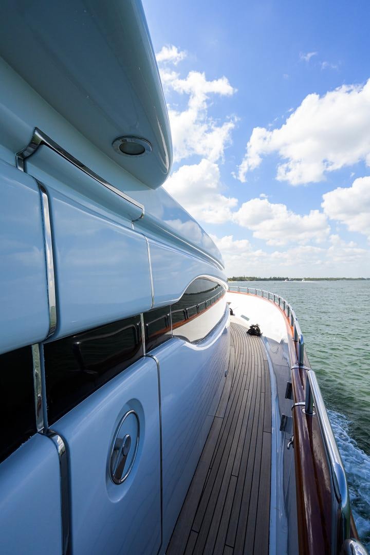 a boat on the water aboard MY DESTINY Yacht for Sale